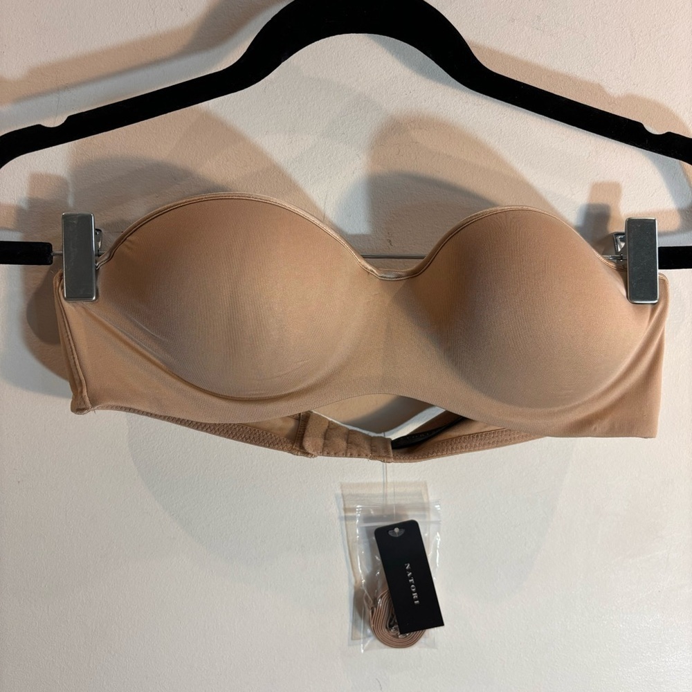 NATORI Sz 36B Bra Convertible Strapless Straps Included Padded Underwire NEW